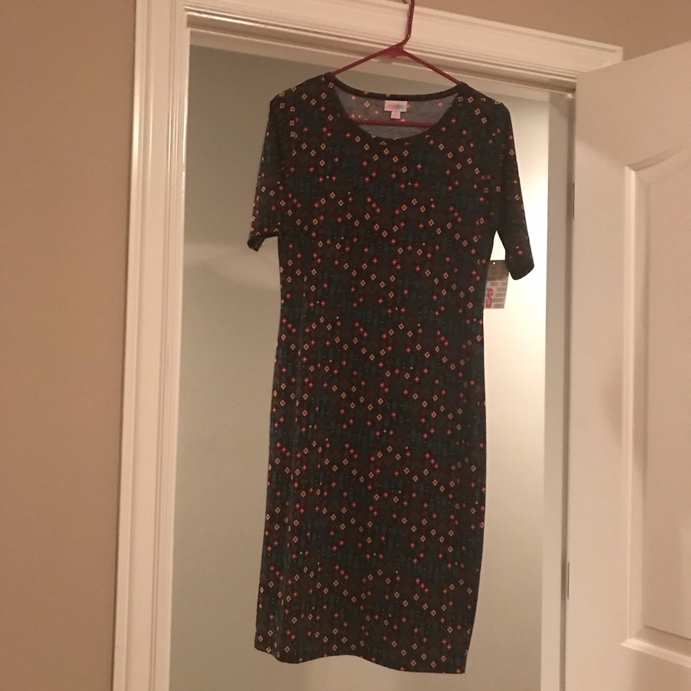 LuLaRoe Julia Dress - Small